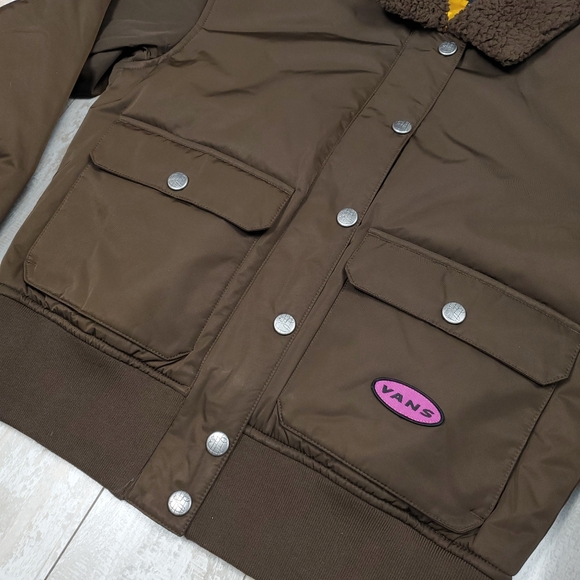 Vans Curren X Knost Brown Bomber Womens - Picture 6 of 9